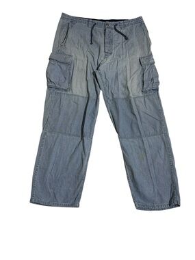 Vintage Phat Farm Carpenter Jeans Sz 40 Light Wash Baggy Y2K Skater Destressed